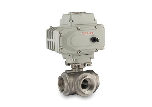 电动不锈钢三通球阀